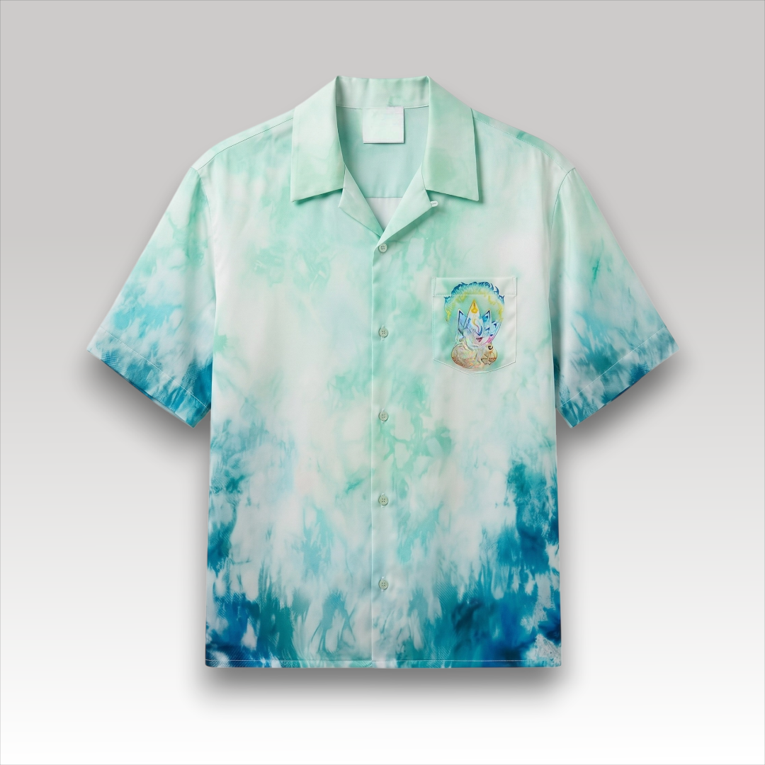 Tie-Dye Silk Shirt