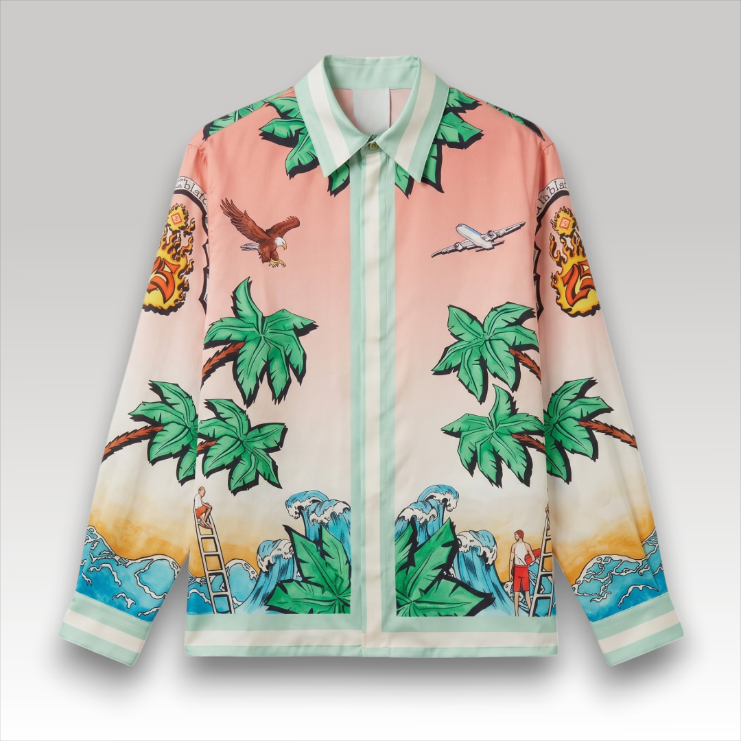 Tennis Club Silk Shirt
