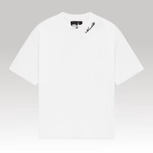 Script Skater Tee White