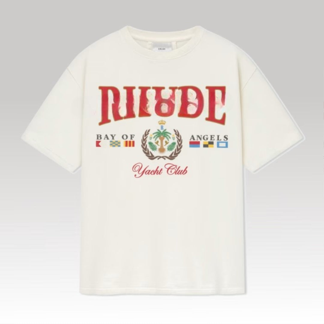 Bay Of Angels Yatch Tee White