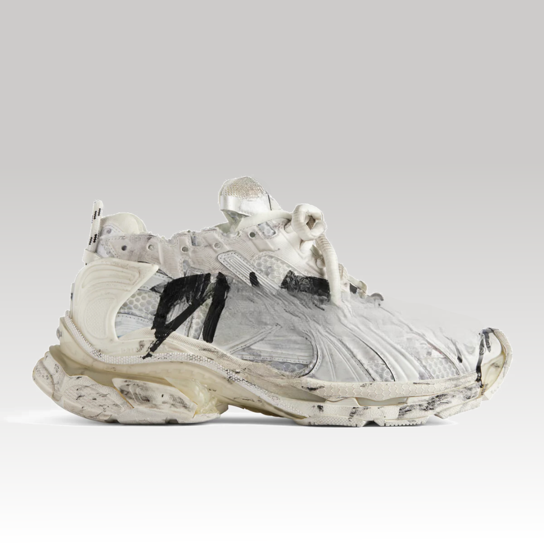 Runner Grafitti Sneaker White