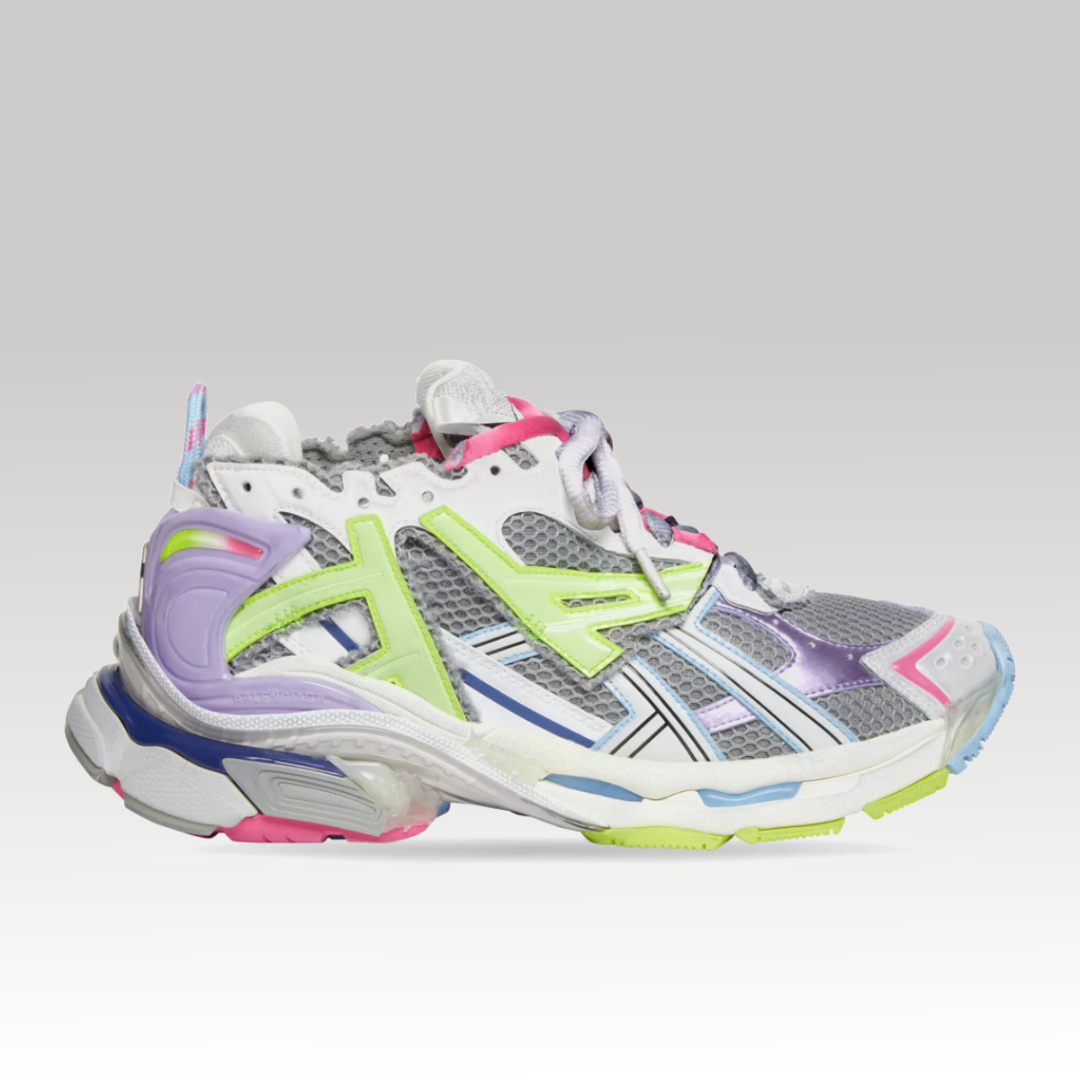 Runner Sneaker Green & Pink
