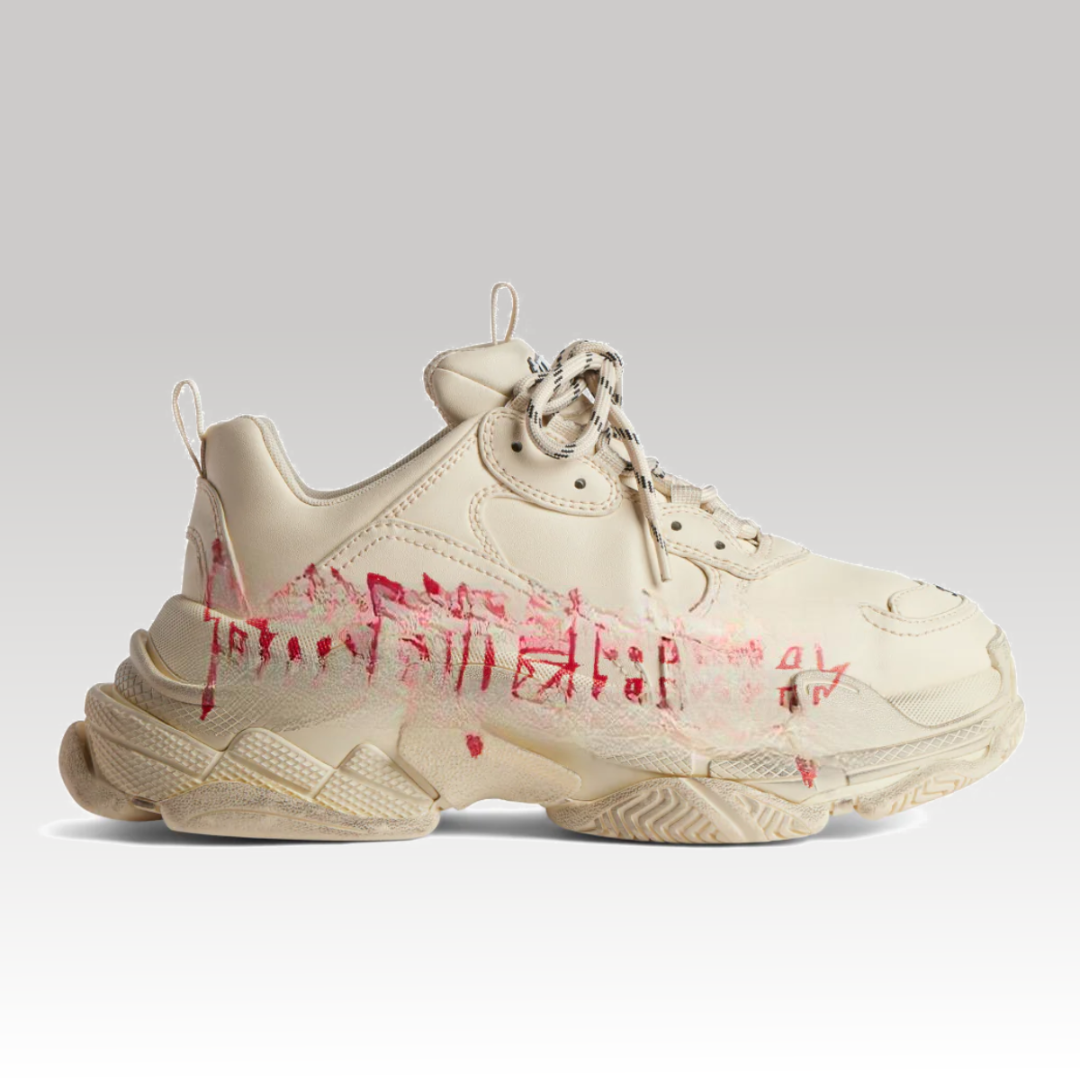 Triple S Heavymetal Beige Sneaker