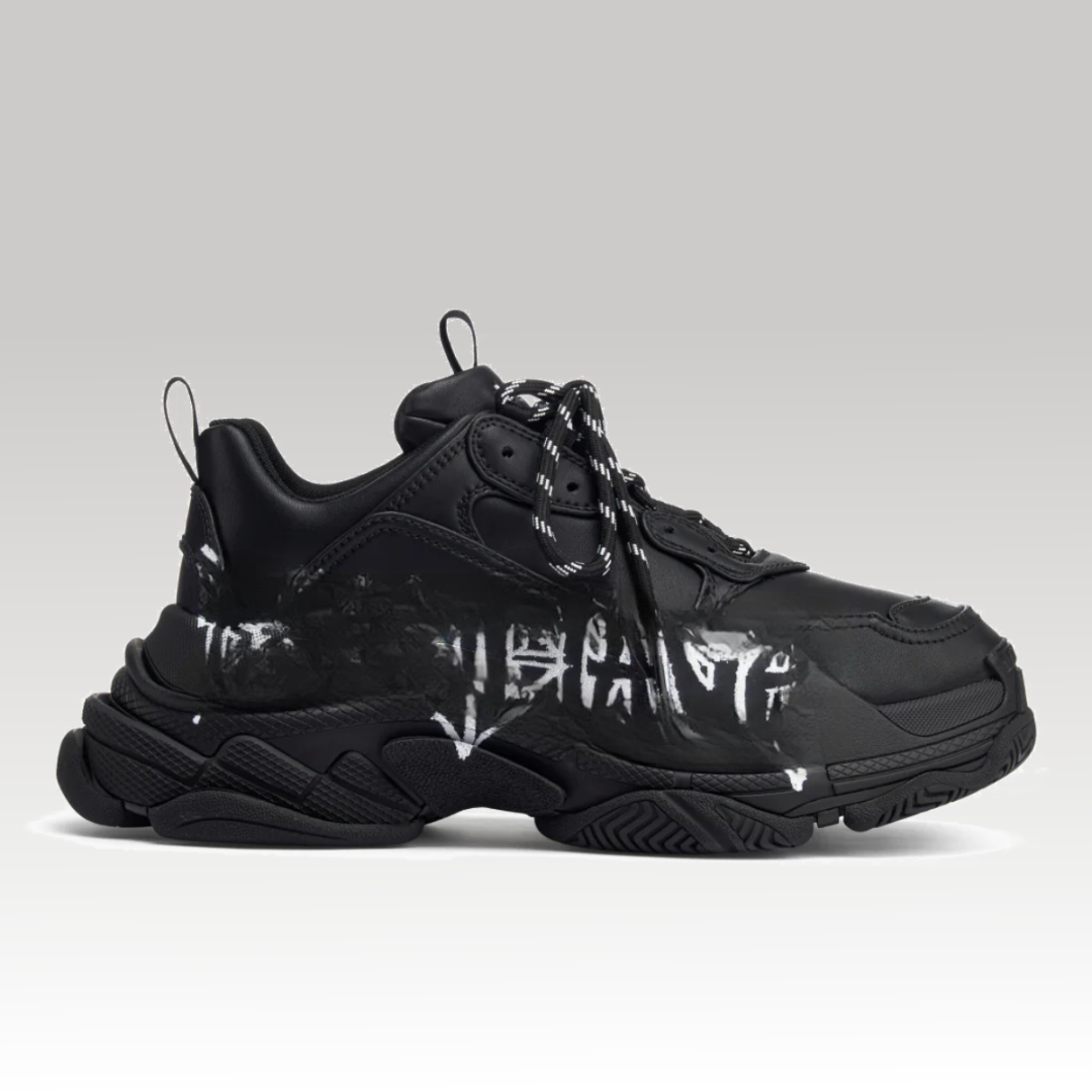 Triple S Heavymetal Black Sneaker