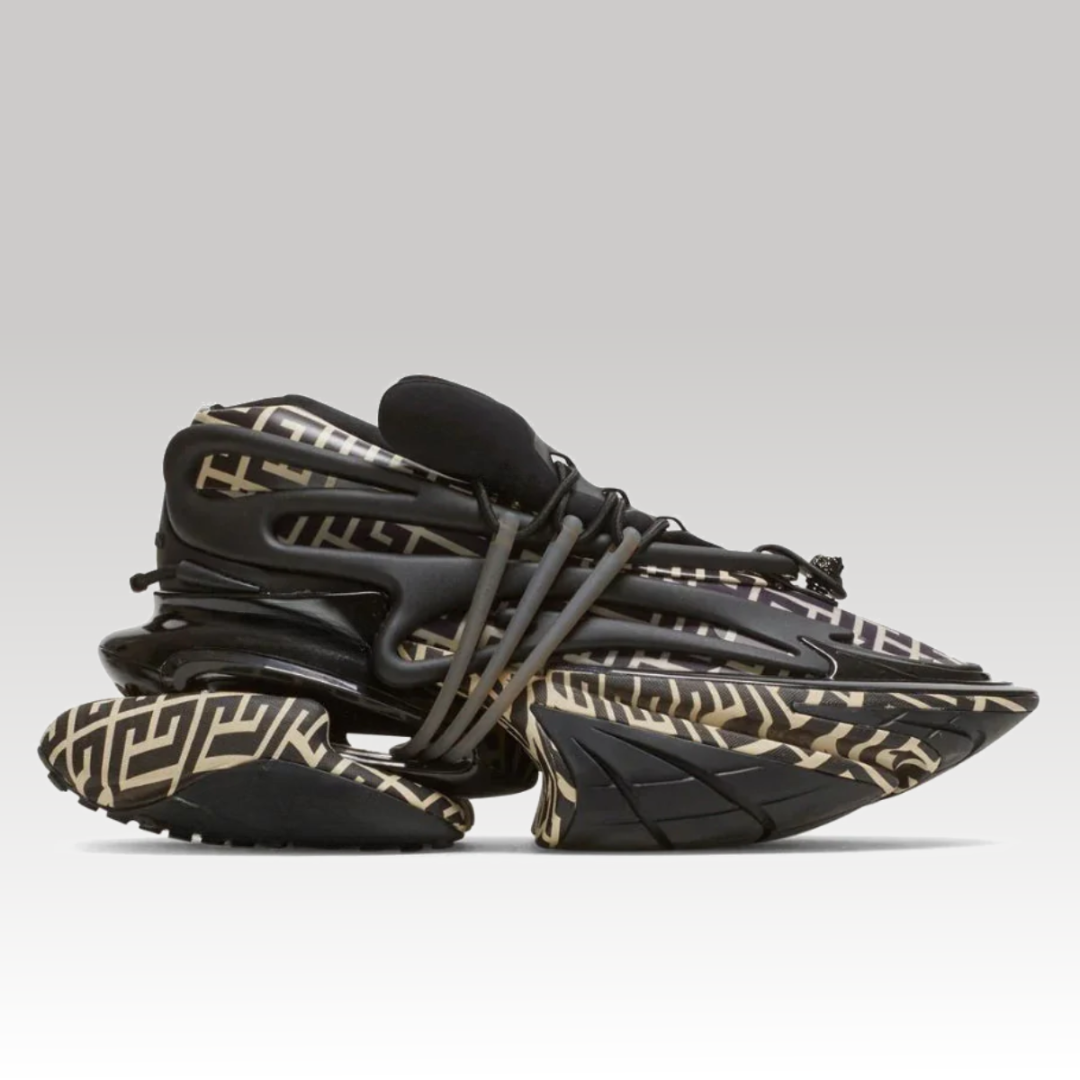 Chunky Unicorn Sneaker Black Squared