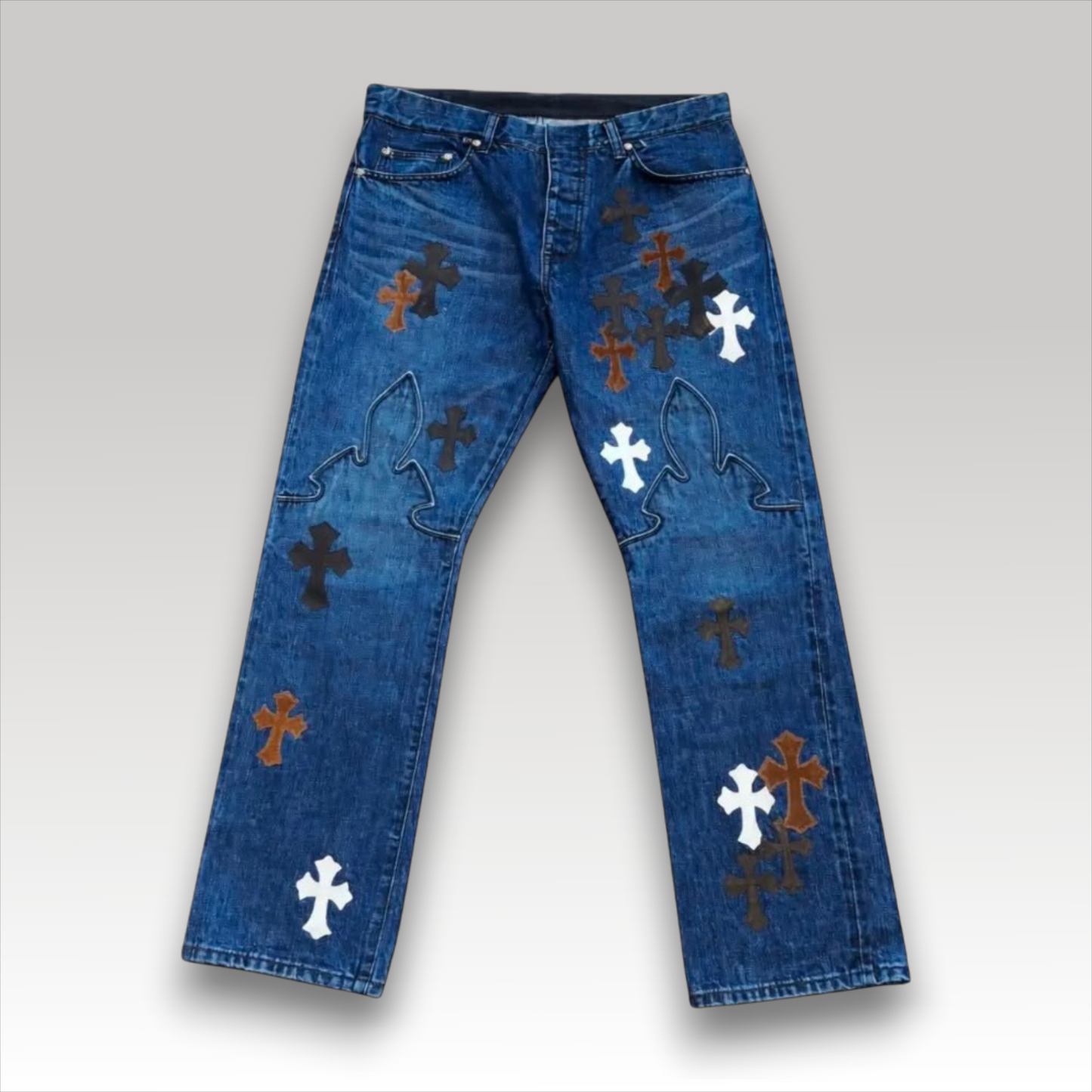 C.H. White & Brown Cross Jeans