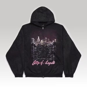 City Of Angels Hoodie Medium Fit Black