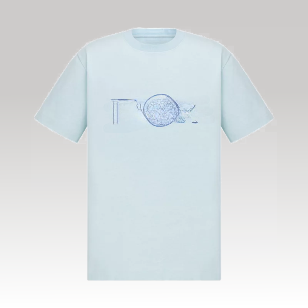 Hylton Nel T-Shirt Light Blue