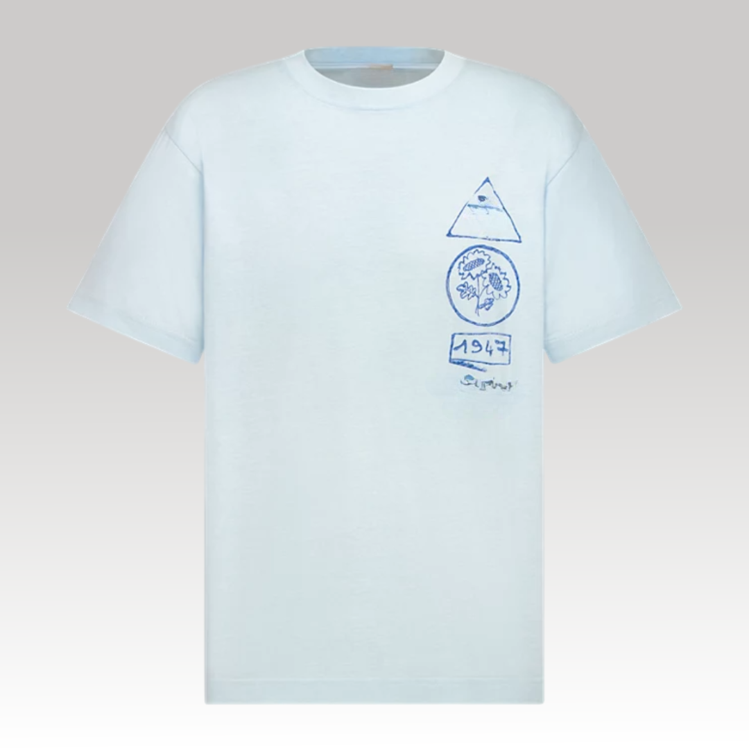 Hylton Nel T-Shirt Light Blue