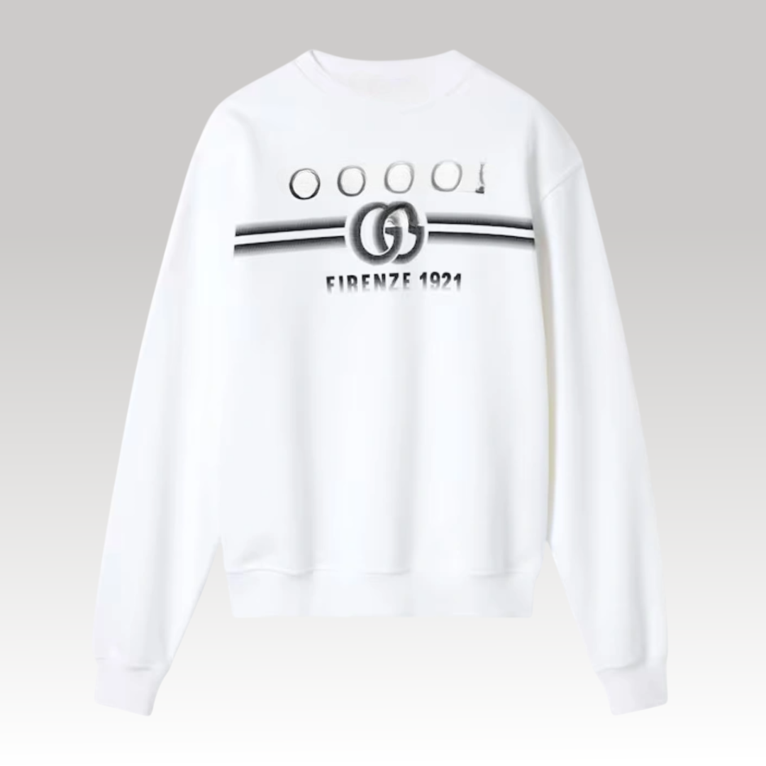 Cotton Jersey Printed Sweatshirt