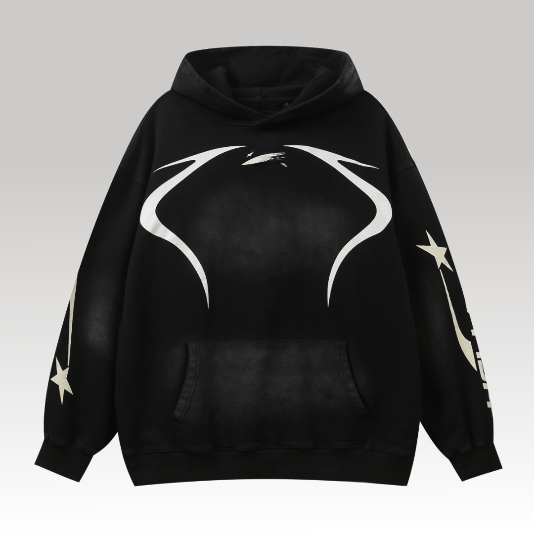 Sports Pullover Hoodie Black