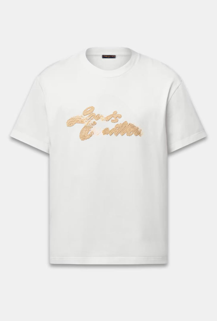 Embroidered Signature Tee