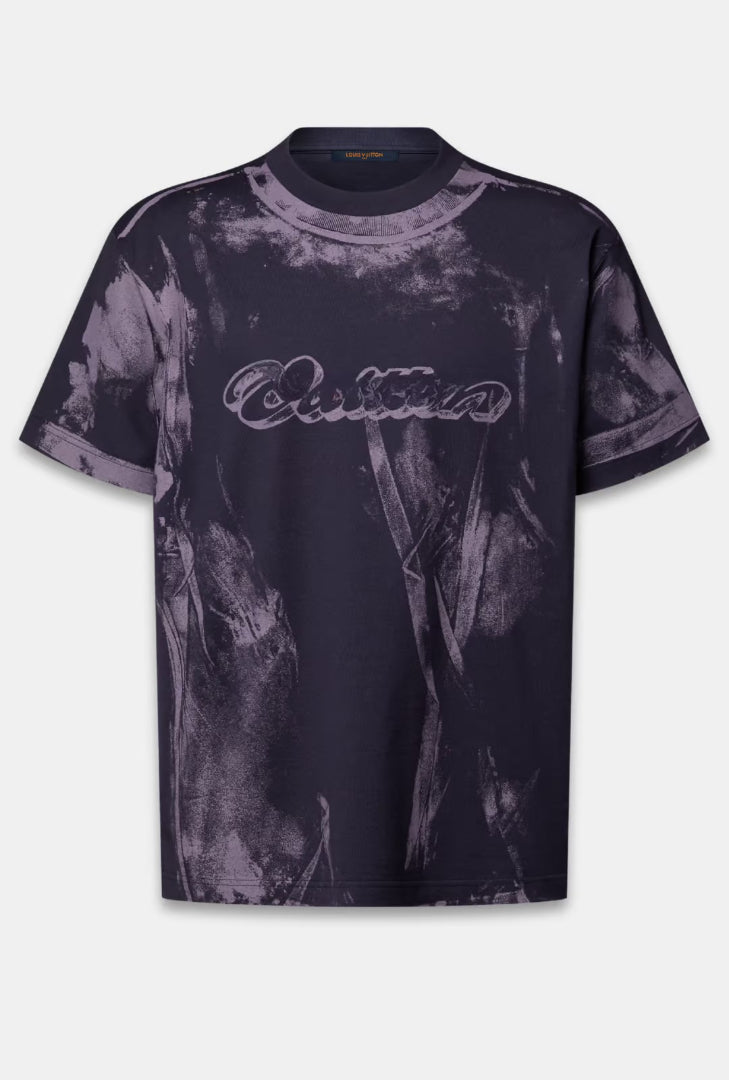 With Layered Print Tee