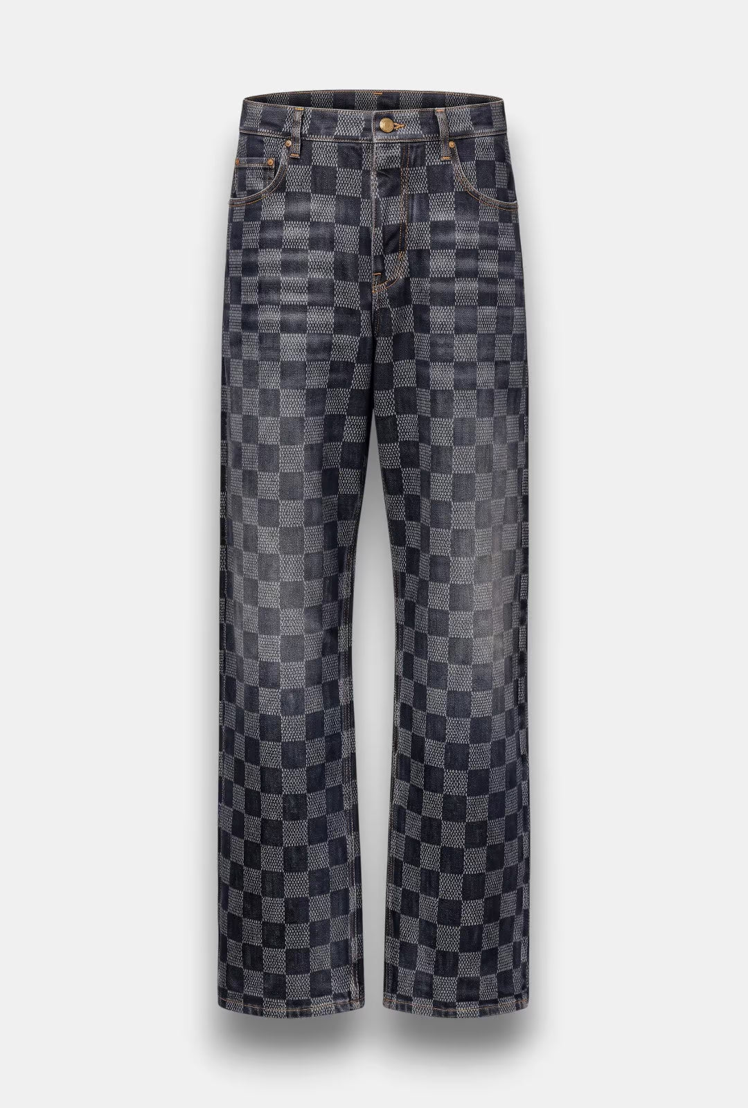 Damier Denim Skate Pants