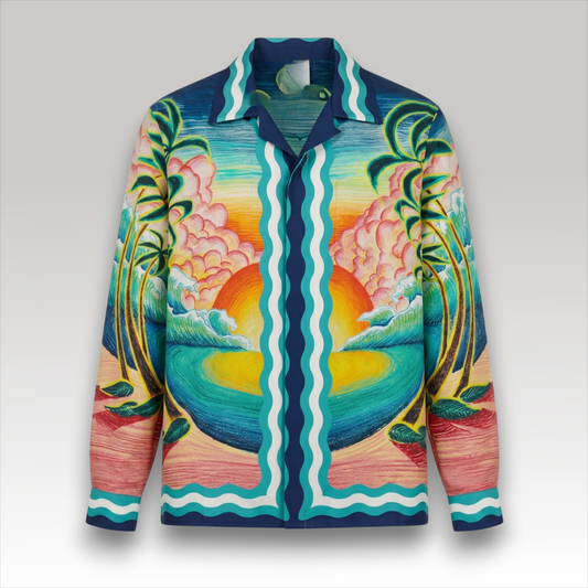 Danse De La Mer Silk Shirt