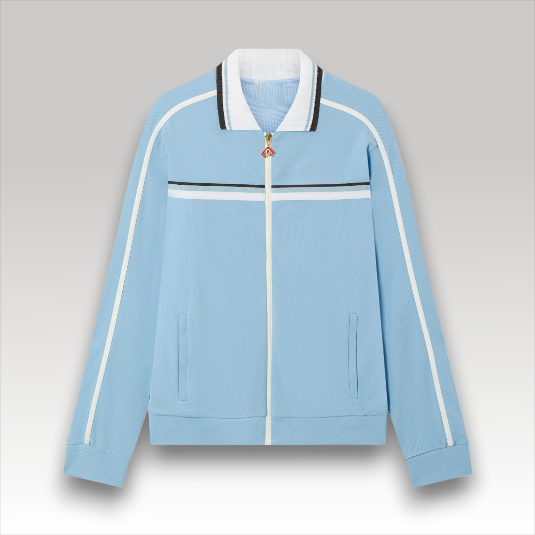 Pale Blue Pique Jacket