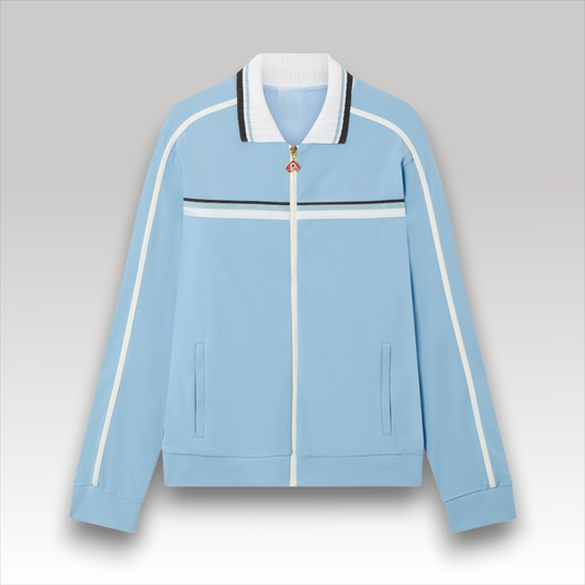 Pale Blue Pique Jacket
