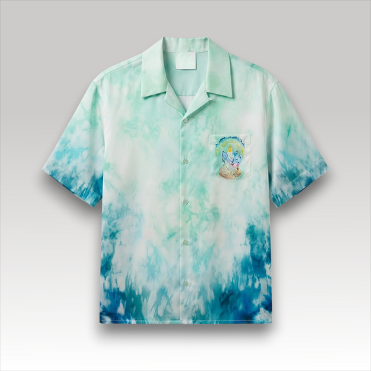 Tie-Dye Silk Shirt
