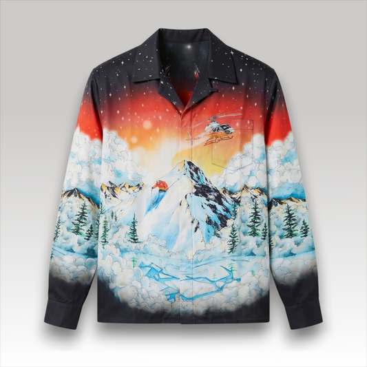 Ski Lake Silk Shirt
