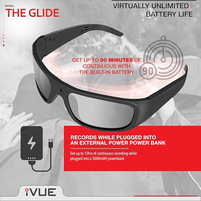FocusGo 4K Glasses 📸 Dark and Clear Lenses +FREE CASE