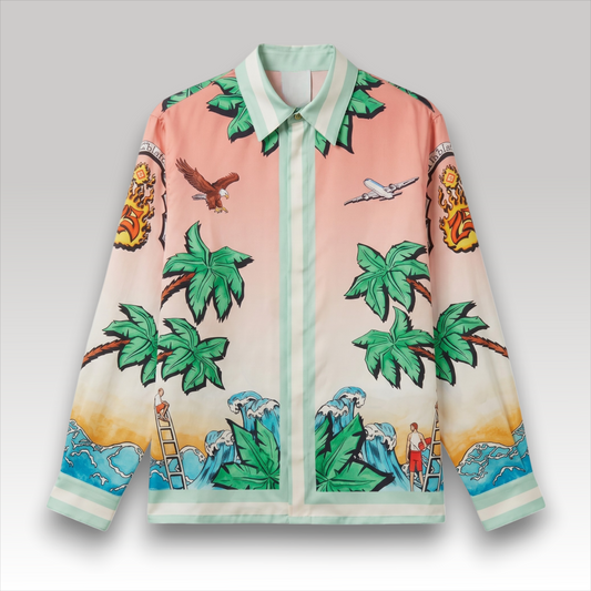 Tennis Club Silk Shirt