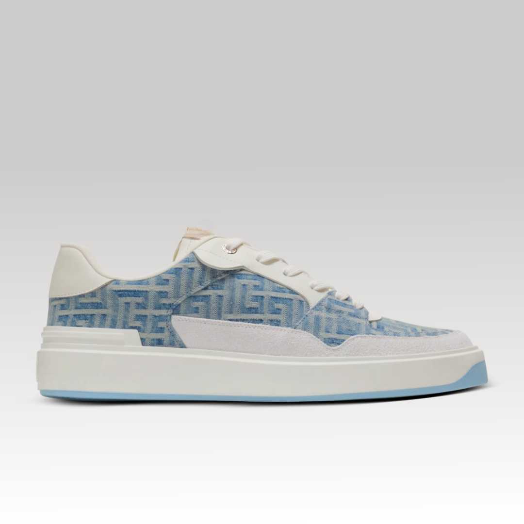 B-Court Flip Sneaker Monogrammed Denim