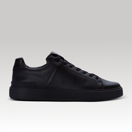 B-Court Trainers Calfskin Black