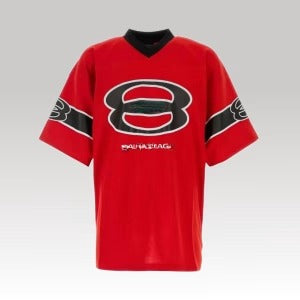 American Football Tee Red