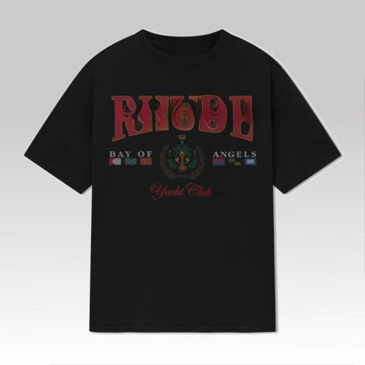 Bay Of Angels Yatch Tee Black