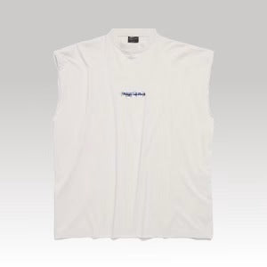 Back Sleeveless T-shirt White
