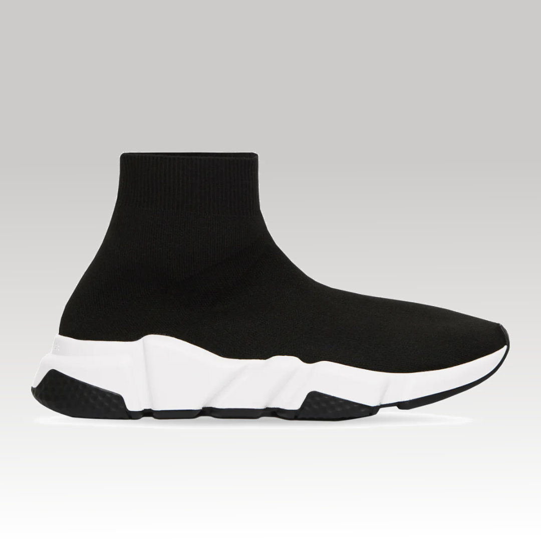 Speed Sneaker White & Black