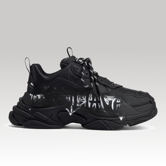 Triple S Heavymetal Black Sneaker