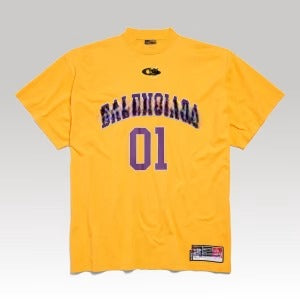 Basketball Oversized T-Shirt Yellow