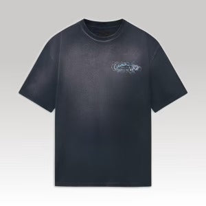 Crystal Château Script Oversized Tee