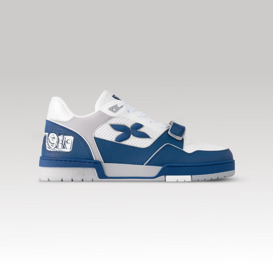 T. Skater White & Blue Sneaker