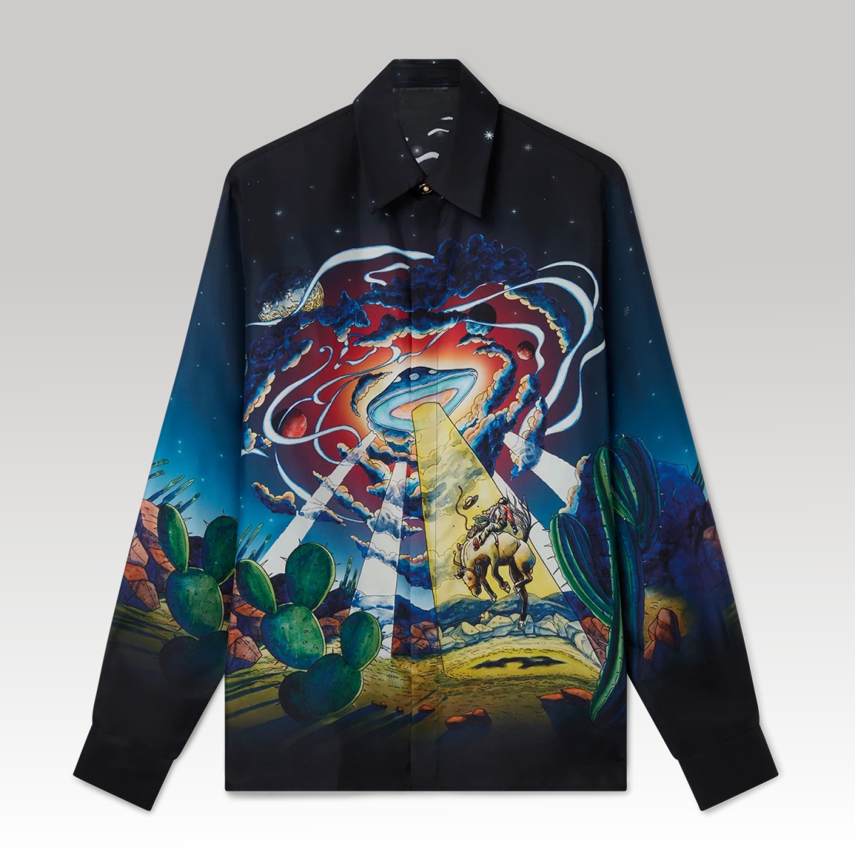 Cowboy De L'Espace Silk Shirt