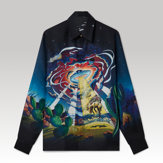 Cowboy De L'Espace Silk Shirt