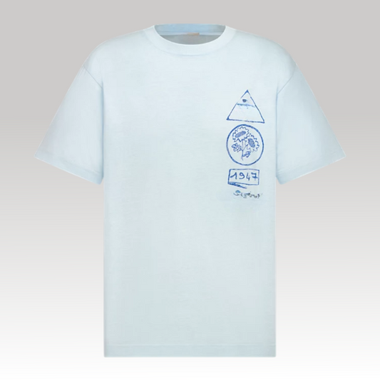 Hylton Nel T-Shirt Light Blue