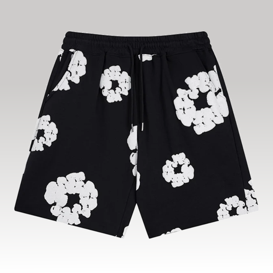 D.T Cotton Shorts Black