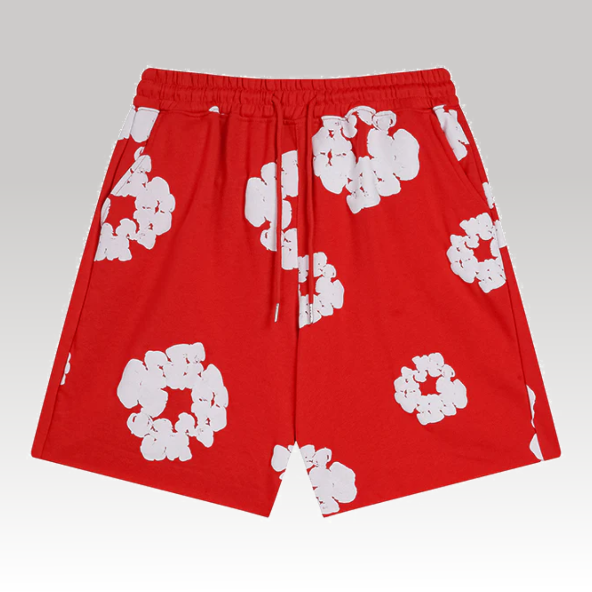 D.T Cotton Shorts Red