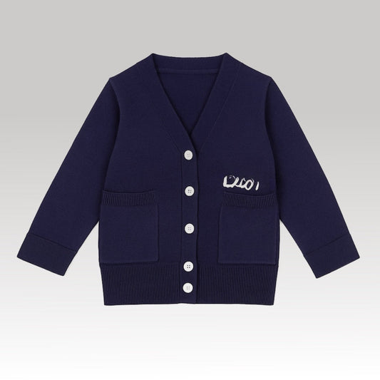 Kids Blue Knit Sweater