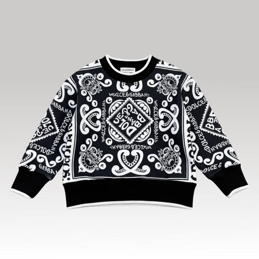 Kids Bandana Print Sweatshirt