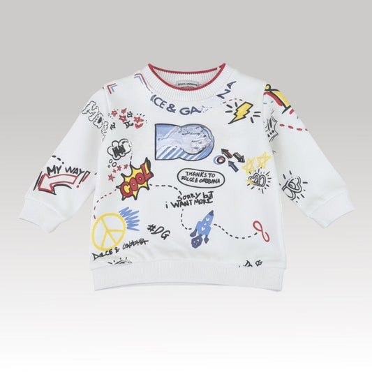 Kids Graphic Print Sweatshirt