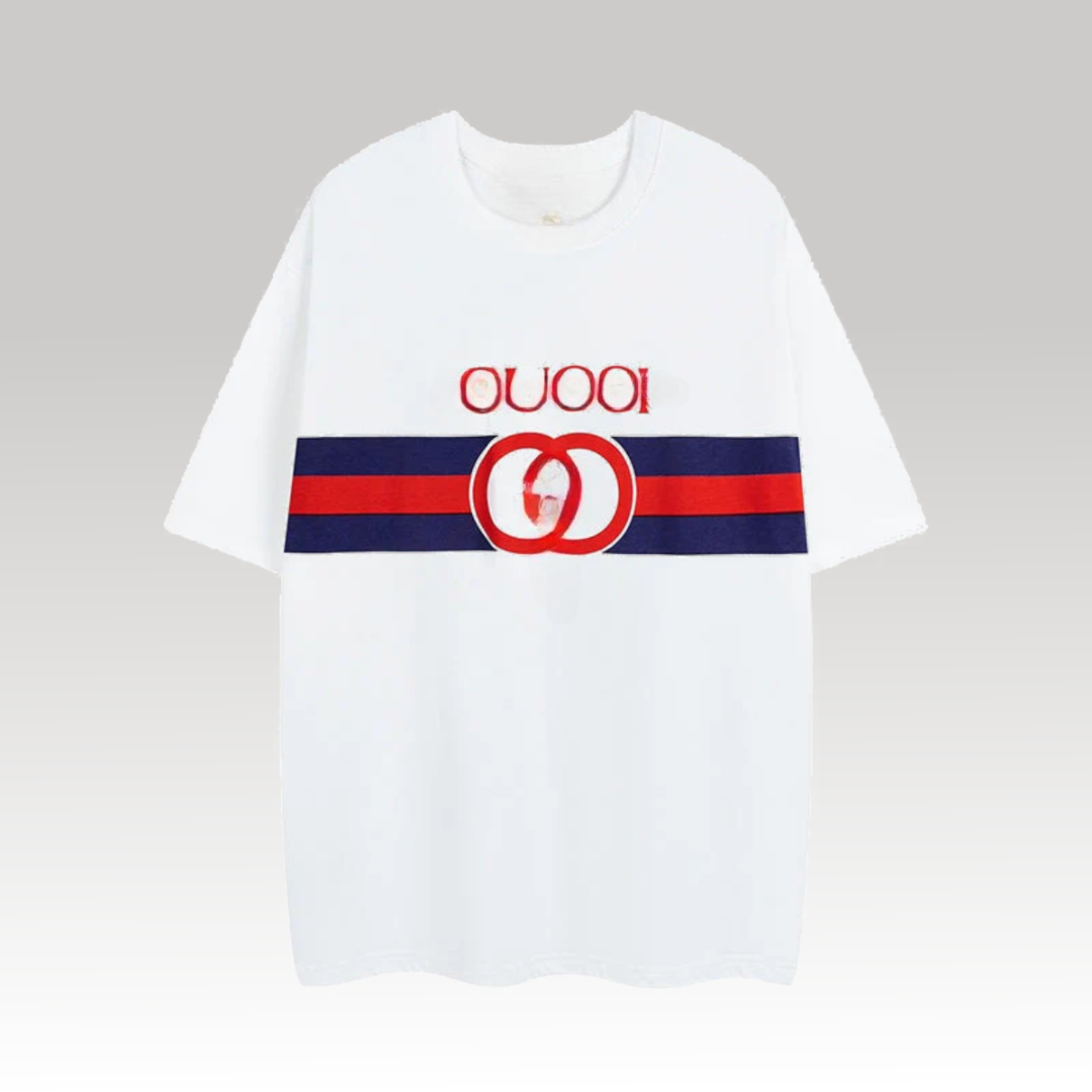 Interlocking G White Tee