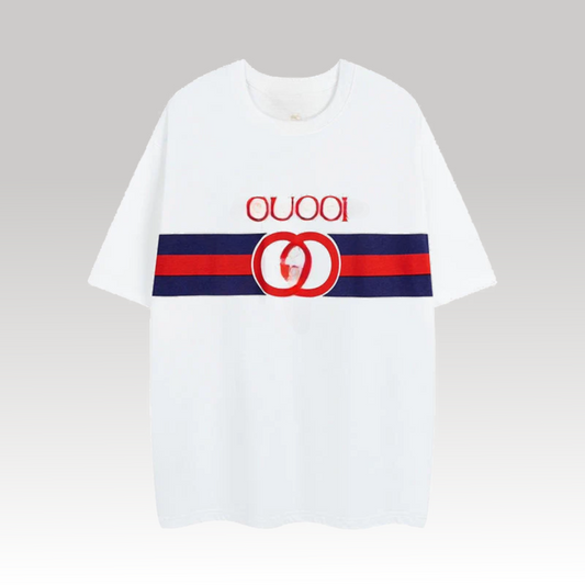 Interlocking G White Tee