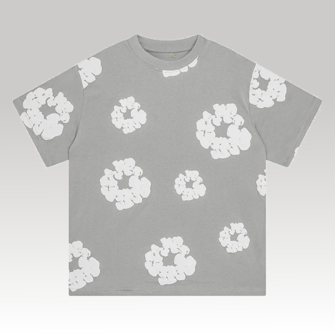 D.T Cotton T-Shirt Gray