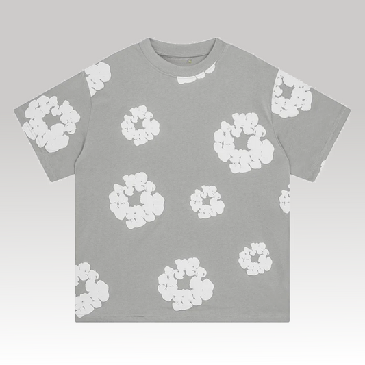 D.T Cotton T-Shirt Gray