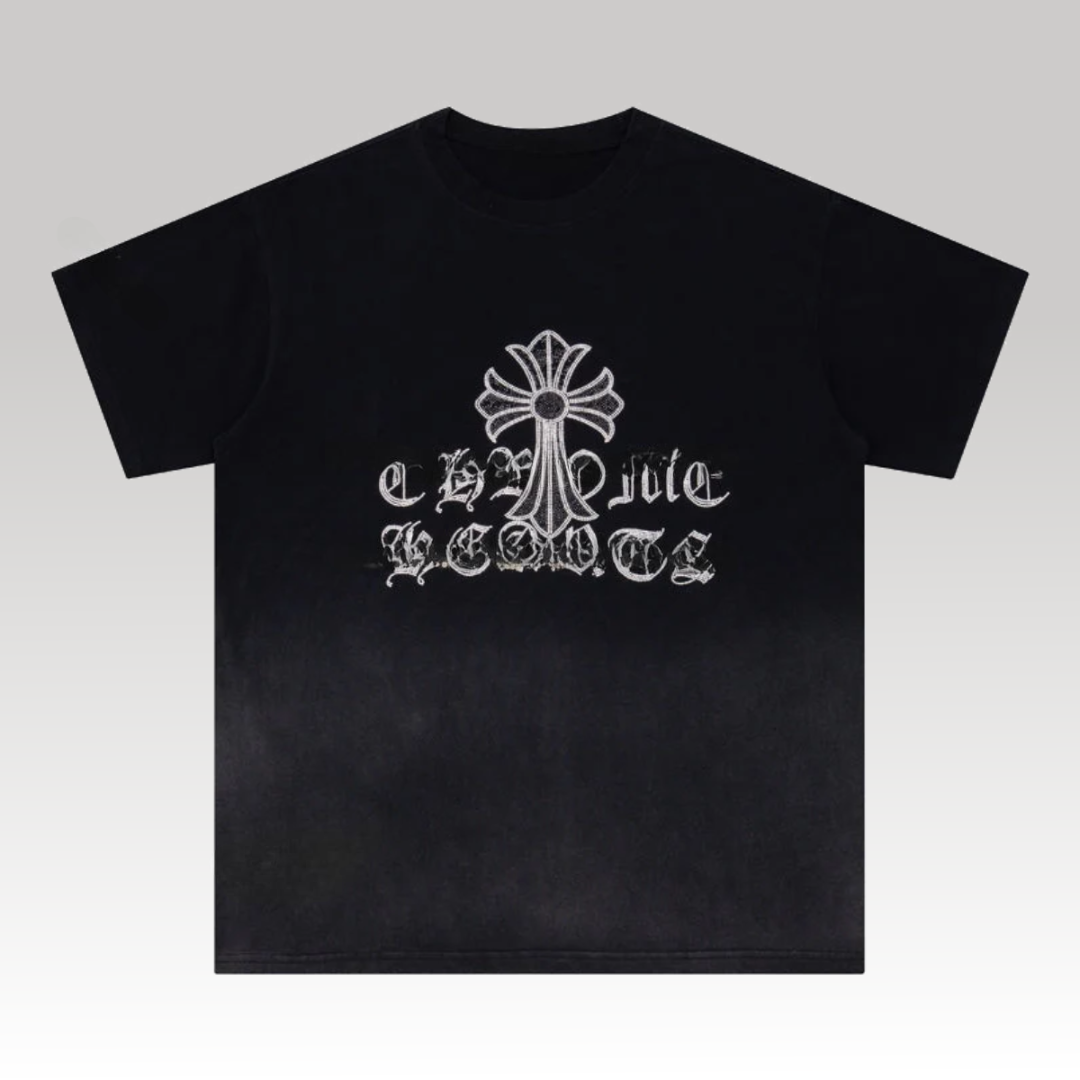 Heart Sanskript Black Tee
