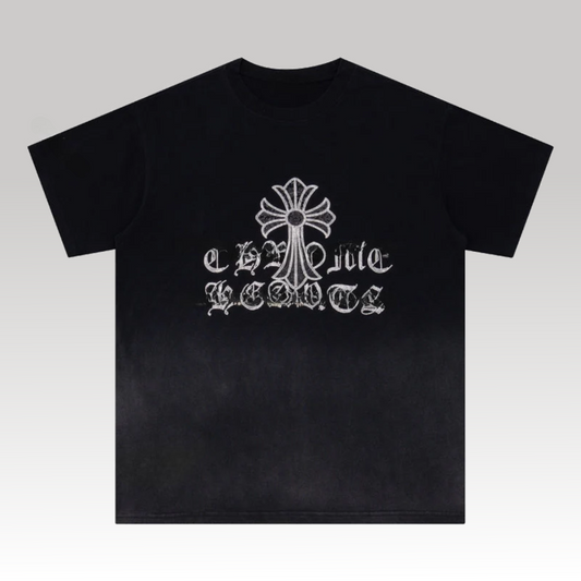 Heart Sanskript Black Tee