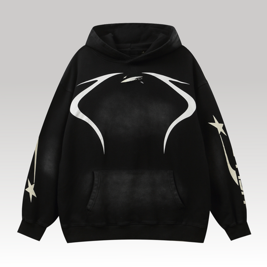 Sports Pullover Hoodie Black